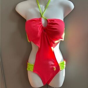 US Polo Assn.  one piece LG bathing suit